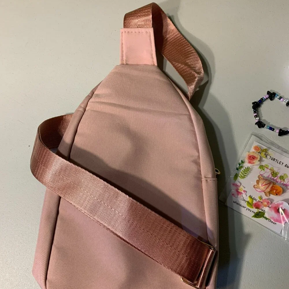 Little girl pink Princess sling pack bundle